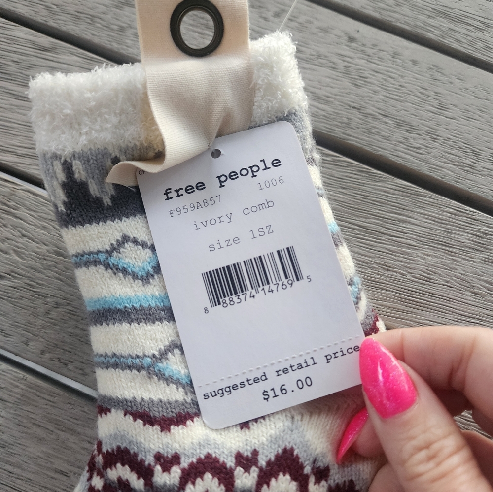 Patterned Crew Socks - Picture 2 of 2